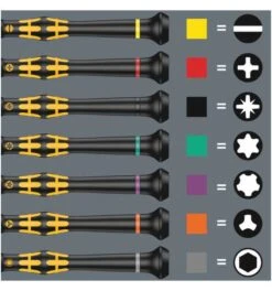 Wera 1569 ESD Kraftform Micro Steckschlüssel, 4 X 60 Mm -Bahcore Geschaft aussensechskantschraubendreher mit laengsgriff 809691 czm