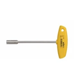 Wiha Steckschlüssel Mit Quergriff Sechskant, Zoll-Ausführung Glanzvernickelt (02823)