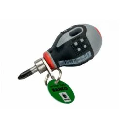 Bahco Kurzer ERGO Phillips-Schraubendreher Mit Sicherheitsspanner, PH2 x 25 mm