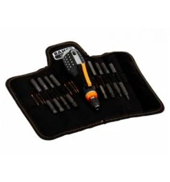 Bahco ERGO Schraubendreher Mit Gummigriff Und Austauschklingen Für Schlitz-, Phillips- Und TORX-Schrauben Im Satz, 9-tlg.