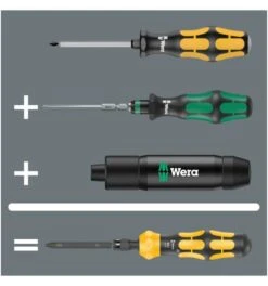 Wera 921 Kraftform Plus Schlagschraubendreher - Serie 900, 1/4" X 163,5 Mm -Bahcore Geschaft bit schraubendreher bithalter mit griff 1363074 czm