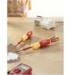 Wiha Schraubendreher Mit Bit Magazin LiftUp Electric Schlitz, Phillips, PlusMinus/Pozidriv Mit 6 SlimBits (38611) -Bahcore Geschaft bit schraubendreher bithalter mit griff 949721 czm