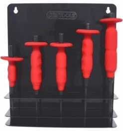 KS Tools Splintentreibersatz Mit Handschutzgriff, 5-tlg. 3-8 Mm
