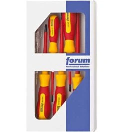 Forum Schraubendreher-Satz VDE 6-tlg. Für Schlitz/PH + Phasenprüfer