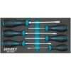 Hazet Schraubendreher Satz HEXAnamic, Kreuzschlitz Profil PH, Schlitz Profil, 0.8 x 4 - 1.2 x 8, PH1 - PH2, Anzahl Werkzeuge: 6