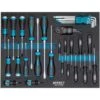Hazet Schraubendreher Satz, Schlitz Profil, Kreuzschlitz Profil PH, Innen TORX Profil, Innen-Sechskant Profil, Anzahl Werkzeuge: 39