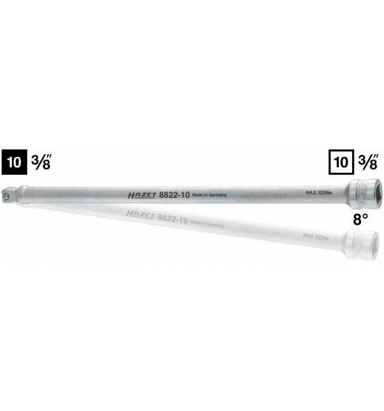 Hazet Verlängerung, Schwenkbar, Vierkant Hohl 10 Mm (3/8"), Vierkant Massiv 10 Mm (3/8"), Art.Nr. 8822-1 2 Hazet Verlängerung, Schwenkbar, Vierkant Hohl 10 Mm (3/8"), Vierkant Massiv 10 Mm (3/8"), Art.Nr. 8822-1 – Bild 2