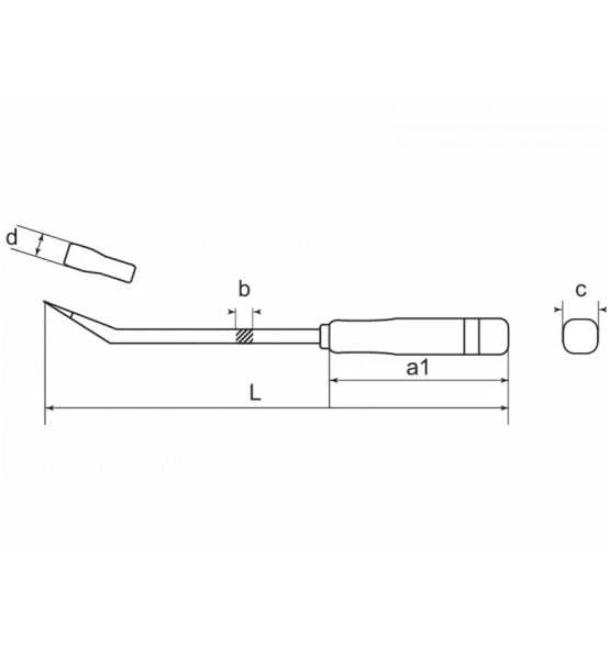 Bahco Hebeleisen Mit PVC-Griff Und Sicherheitsring, 300 mm 2 Bahco Hebeleisen Mit PVC-Griff Und Sicherheitsring, 300 mm – Bild 2