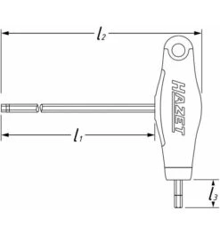 Hazet Schraubendreher, Mit T-Griff, Innen-Sechskant Profil, 6 Mm, Art.Nr. 829KK-6 -Bahcore Geschaft innensechskantschraubendreher quergriff 1264965 czm