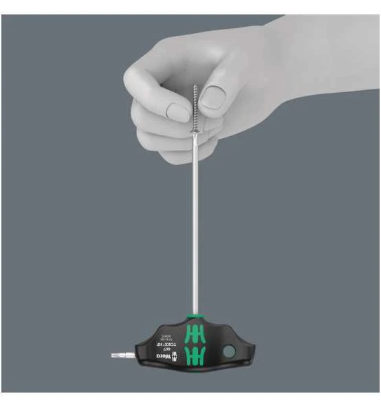 Wera 467 TORX HF Quergriff-Schraubendreher Mit Haltefunktion, TX 20 X 200 Mm 3 Wera 467 TORX HF Quergriff-Schraubendreher Mit Haltefunktion, TX 20 X 200 Mm – Bild 3