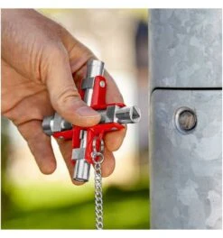 Knipex Universal-Schlüssel Für Gängige Schränke Und Absperrsysteme 90 Mm (SB-Karte/Blister) -Bahcore Geschaft knipex sanitaerschluessel 1574797 czm