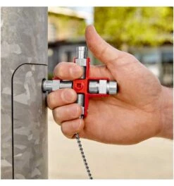 Knipex Universal-Schlüssel Für Gängige Schränke Und Absperrsysteme 90 Mm (SB-Karte/Blister) -Bahcore Geschaft knipex sanitaerschluessel 1574799 czm