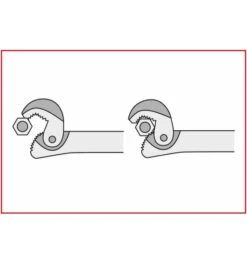 KS Tools Einhand-Multifunktions-Schlüssel, 8-17/14-32 Mm -Bahcore Geschaft ks tools sanitaerschluessel 957802 czm