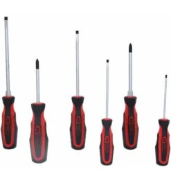 KS Tools ERGOTORQUEplus Schraubendreher-Satz, 6-tlg. Schlitz, PH -Bahcore Geschaft ks tools schraubendreher saetze 693322 czm