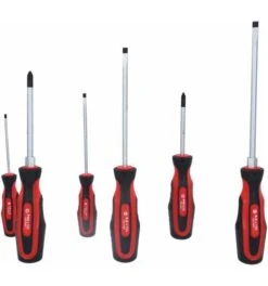 KS Tools ERGOTORQUEplus Schraubendreher-Satz, 6-tlg. Schlitz, PH -Bahcore Geschaft ks tools schraubendreher saetze 705697 czm