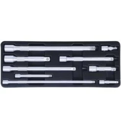 KS Tools 1/4"+3/8"+1/2" Verlängerungs-Satz, 9-tlg. -Bahcore Geschaft ks tools steckschluesselverlaengerung 714391 czm