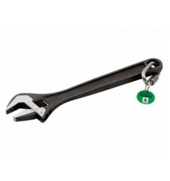 Bahco Rollgabelschlüssel 8", Verchromt, SW 27 Mm, Karabiner Zur Befestigung Einer Sicherungsleine -Bahcore Geschaft rollgabelschluessel 1264001 czm