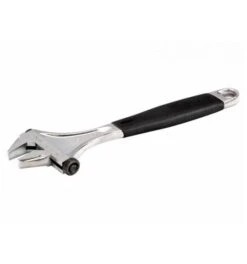 Bahco Besonders Robuster 20 Mm Rollgabelschlüssel Mit Gummigriff, Seitlich Verstellbar, Verchromt, 158 mm