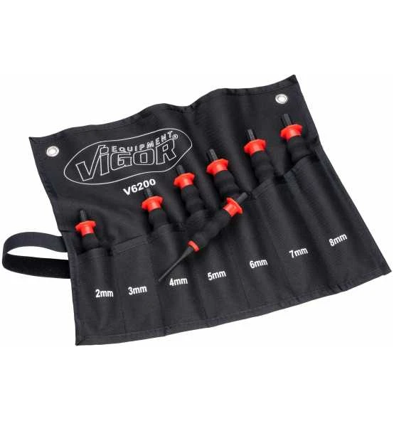 VIGOR Splinttreiber Satz, Anzahl Werkzeuge: 7 7 VIGOR Splinttreiber Satz, Anzahl Werkzeuge: 7 – Bild 7