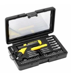 Stanley Ratschen Bit-Set 35-tlg. M. Gelenkgriff