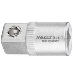 Hazet Vergrößerungsstück, Vierkant Hohl 6,3 Mm (1/4"), Vierkant Massiv 10 Mm (3/8"), Art.Nr. 858-1