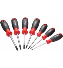VIGOR T Schraubendreher Satz, Innen TORX Profil, T10 - T40, Anzahl Werkzeuge: 7