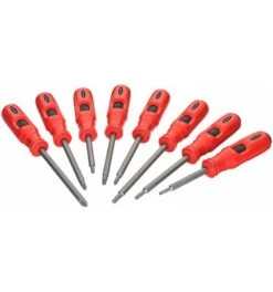 VIGOR Schlag-Schraubendreher Satz, Innen TORX Profil, Kreuzschlitz Profil PH, Pozidriv Profil PZ, PH1 - PH3 + PZ1 - PZ2 + T20 - T30, Anzahl Werkzeuge: