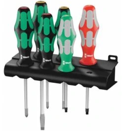 Wera 334/368/6 Schraubendrehersatz + Rack, 6-tlg.