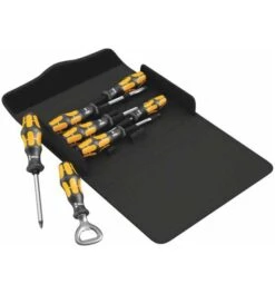 Wera Kraftform 900/7 Set 2 Schraubendrehersatz Kraftform Wera: Der Schraubmeißel, 7-tlg.