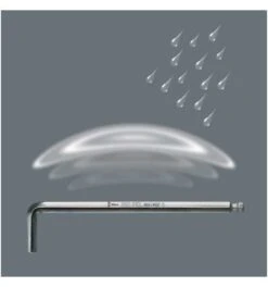 Wera 950 PKL Winkelschlüssel, Zöllig, BlackLaser, 1/2" X 224 Mm -Bahcore Geschaft wera winkelschraubendreher sechskant 763090 czm