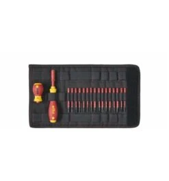 Wiha Schraubendreher Und Bit Set SlimVario Gemischt 19-tlg. Inkl. Falttasche (41231)