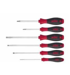 Wiha Schraubendreher Set SoftFinish Schlitz, Pozidriv 6-tlg. (07153)