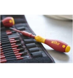 Wiha Schraubendreher Und Bit Set SlimVario Schlitz, Pozidriv, PlusMinus/Pozidriv 10-tlg. Inkl. Falttasche (41233) -Bahcore Geschaft wiha schraubendreher saetze 949723 czm 1