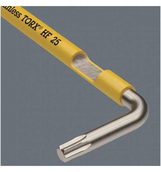 Wera 3967 SXL HF TORX Winkelschlüssel Multicolour Mit Haltefunktion, Lang, Edelstahl, TX 27 X 172 Mm 3 Wera 3967 SXL HF TORX Winkelschlüssel Multicolour Mit Haltefunktion, Lang, Edelstahl, TX 27 X 172 Mm – Bild 3