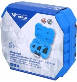 Brilliant Tools Kraft-Kugelgelenk-Satz 1/4" + 3/8" + 1/2", 3-tlg. -Bahcore Geschaft zubehoer sonstige 1304097 czm